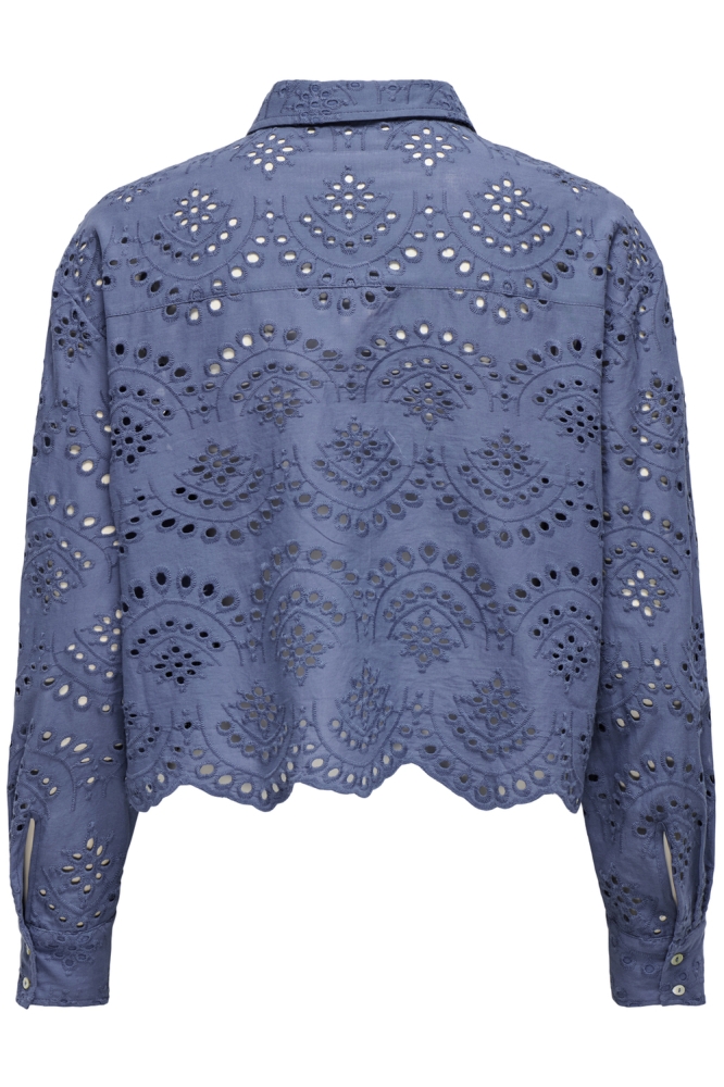 ONLVALAIS L/S SHIRT WVN NOOS 15269568 BLUE INDIGO